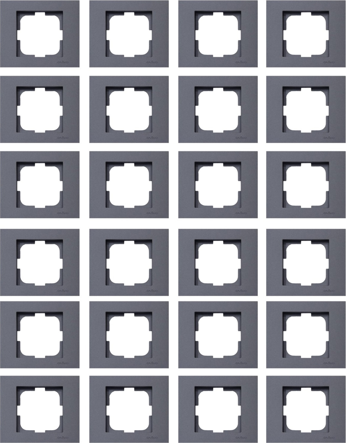 Grano Füme Tekli Çerçeve 24'lü Paket