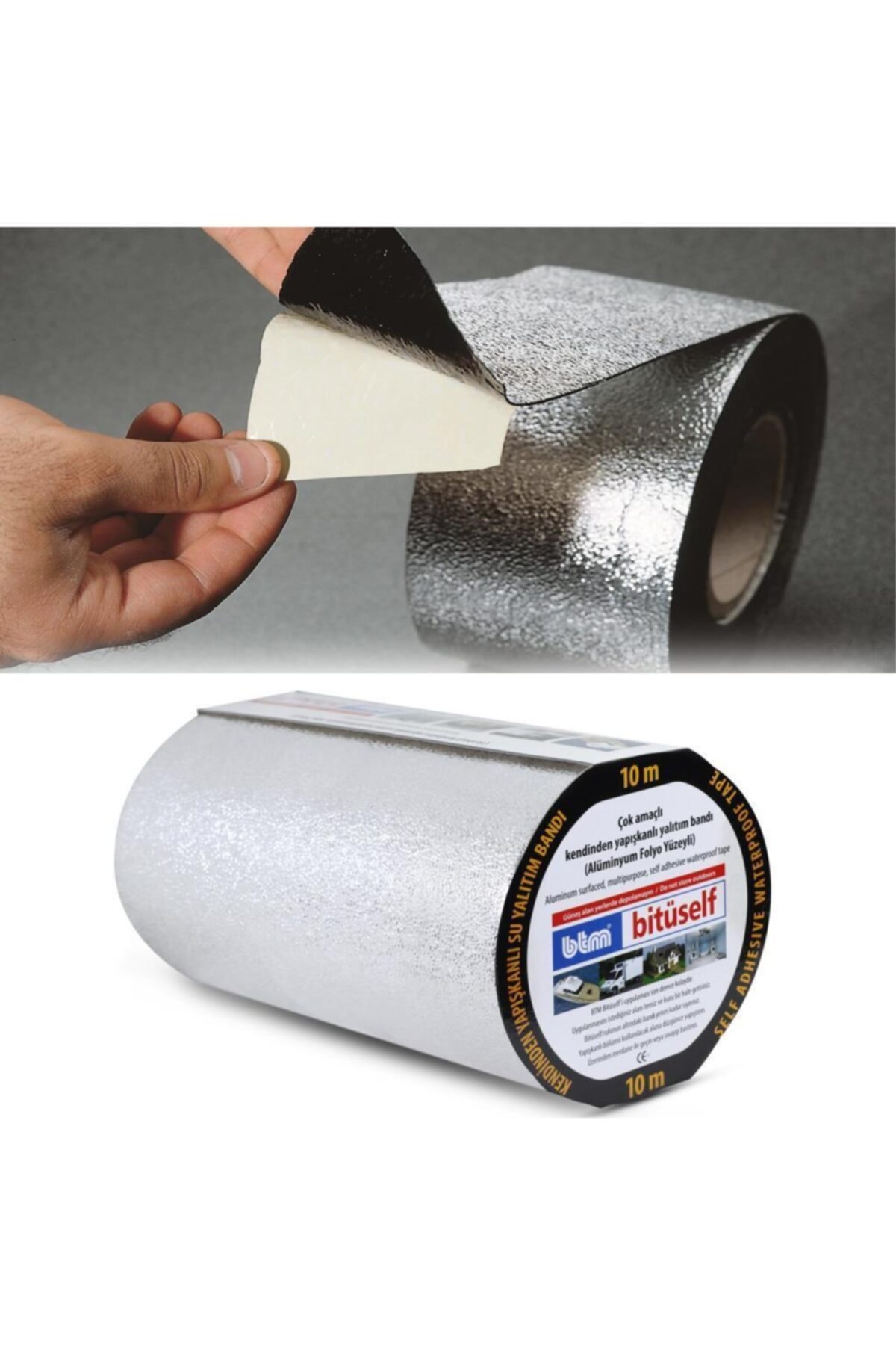 Bitüself Folyolu Oto Ses Su Yalıtım Bantı Bandı 15 Cm (pütürsüz)