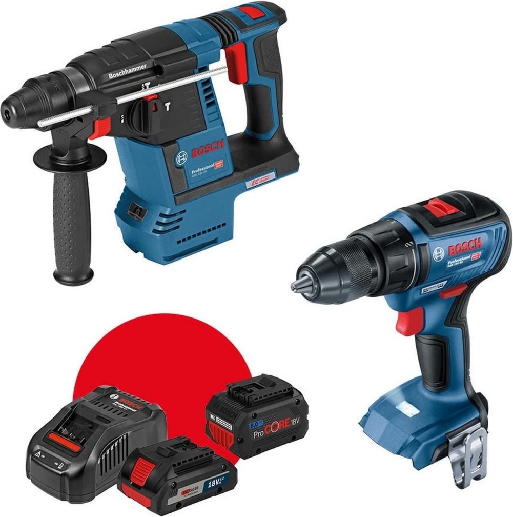 Gbh 18V-26 Gsr 18V-50 1x4.0 1x8.0 Ah L-Boxx Set - 06119090L6