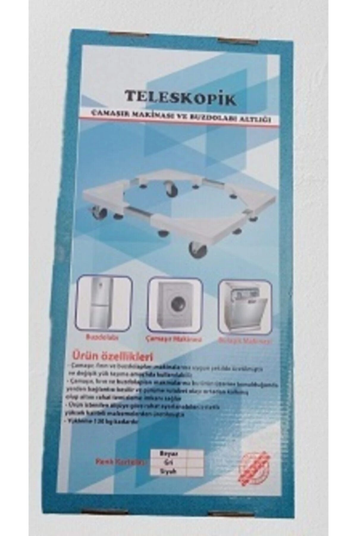 Dogant Teleskopik Çamaşır Makinası Ve Buzdolabı Altlığı