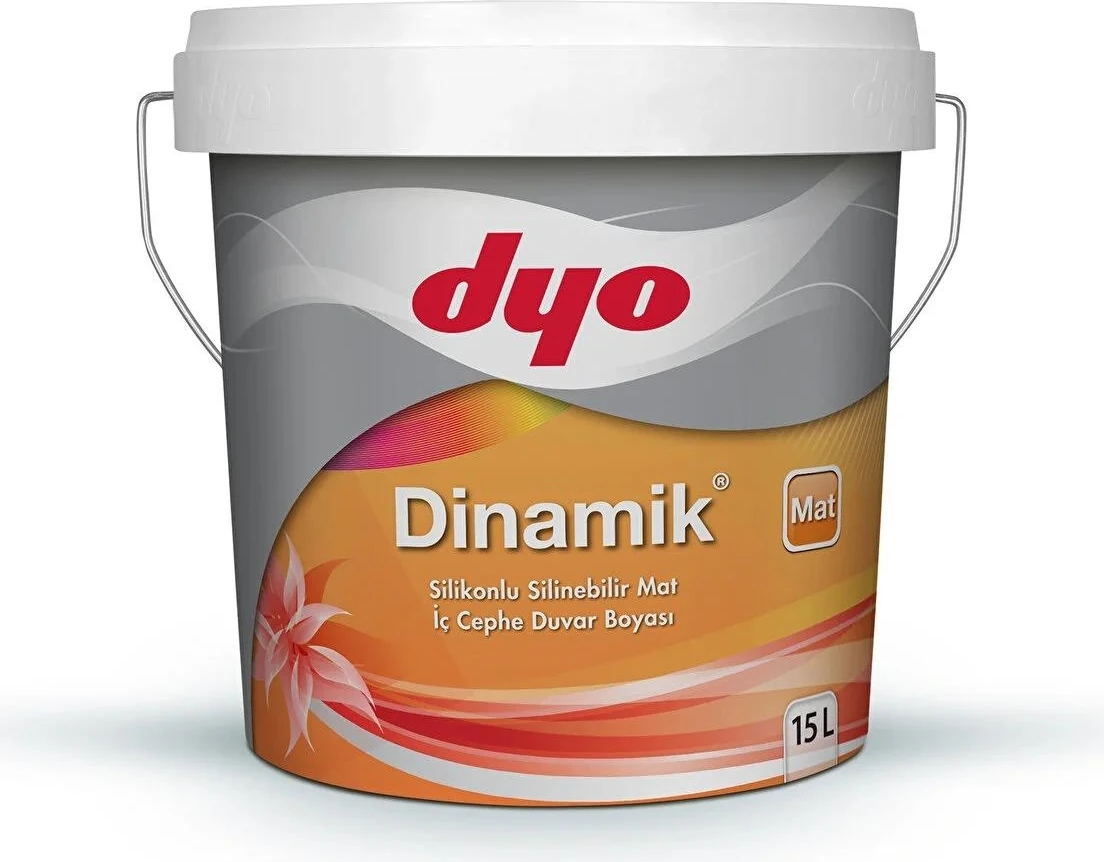 15LT Dinamik Mat Silikonlu Silinebilir Iç Cephe Duvar Boyası (6286)