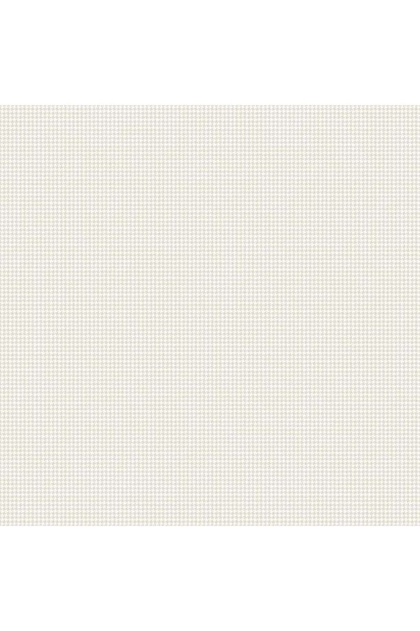 3718 Serıe | Plaın Fıne Textıle Texture Desenli Duvar Kağıdı (3718-1 : Krem, Beyaz)