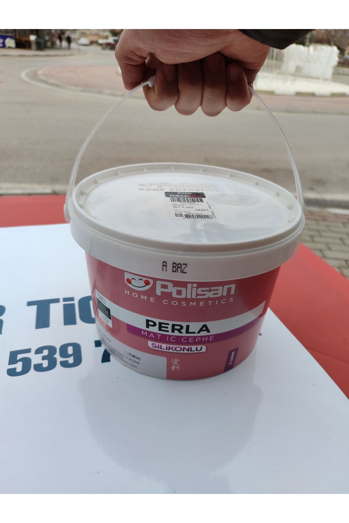 Dingin Gri Renk Silikonlu Silinebilir 2,5litre