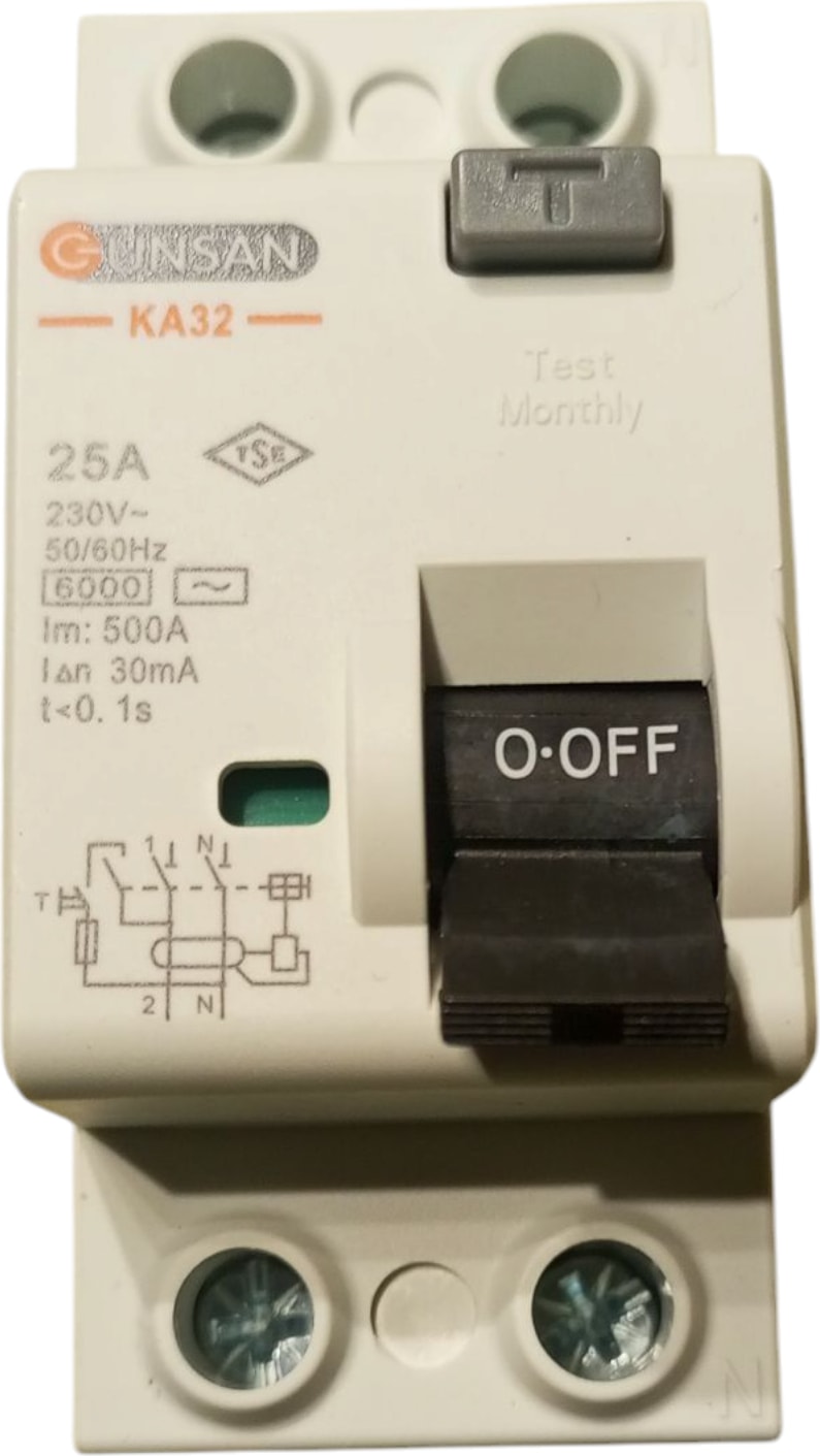 2X25A 30MA Kaçak Akım Koruma Rölesi Ka3 2-2530