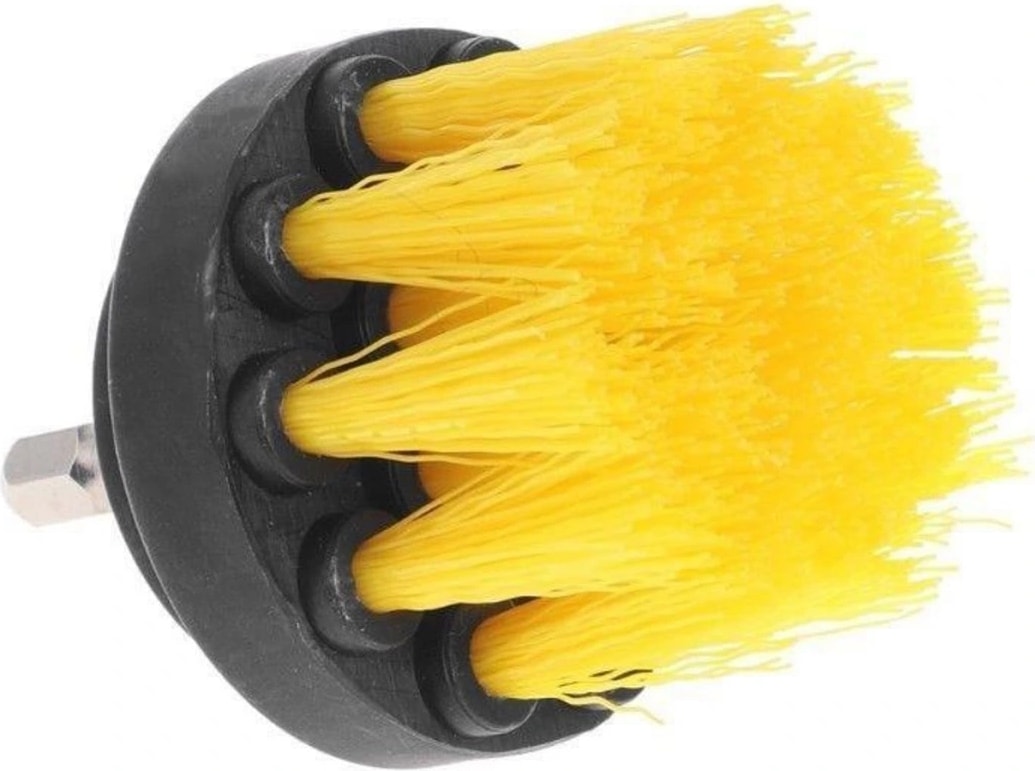 3lü Matkap Ucu Banyo Küvet Duşakabin Araba Tekerliği Koltuk Yıkama Temizleme Fırçası Seti (5047)