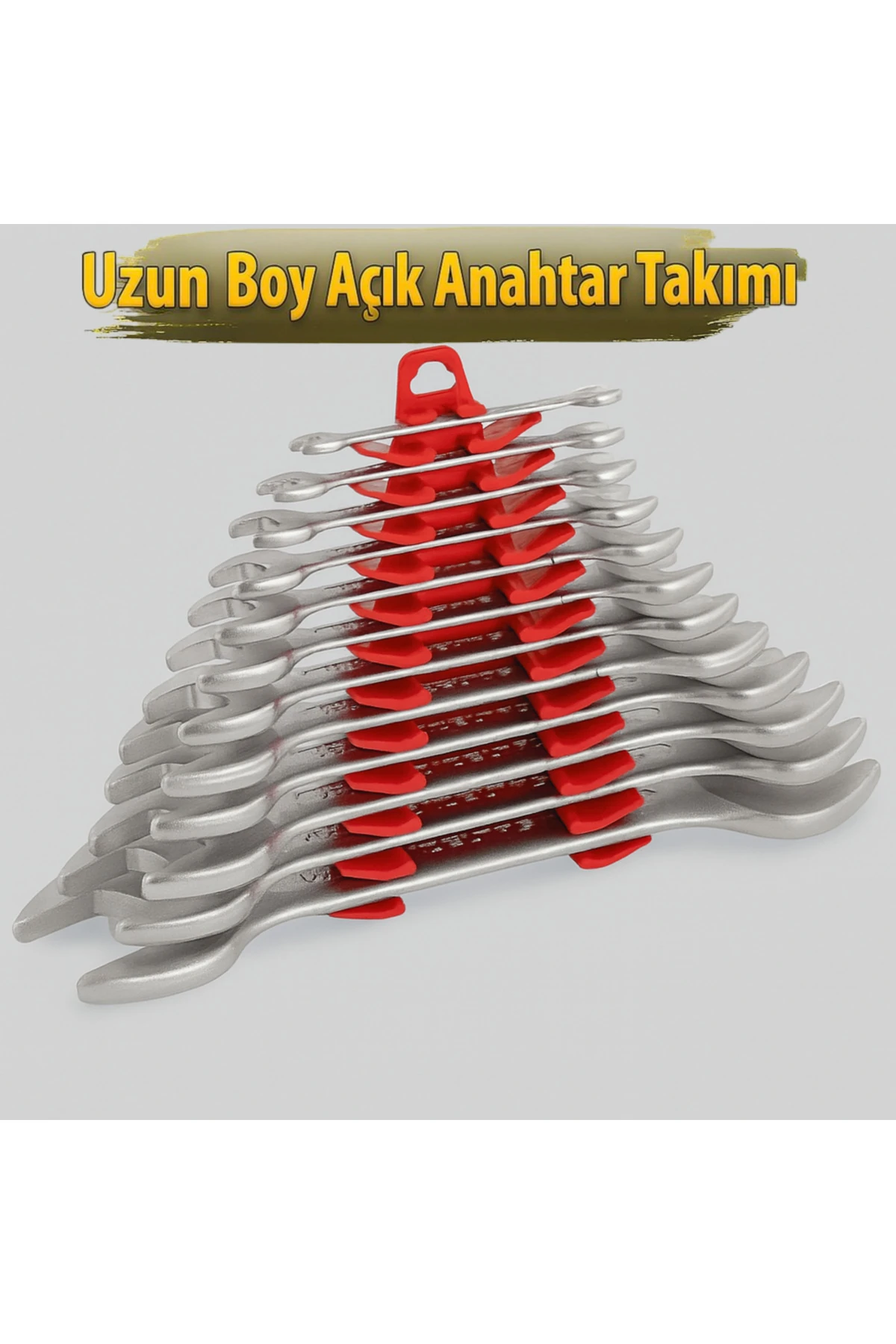 İki Ağız Anahtar Takımı Uzun Boy 12 Parça Açık Anahtar Takımı