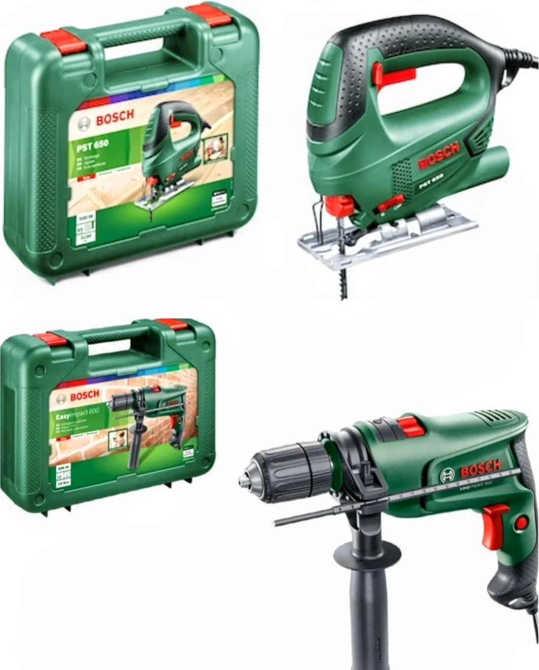 Easyimpact 600 Darbeli Matkap ve Pst 650 Easy Dekupaj Testere