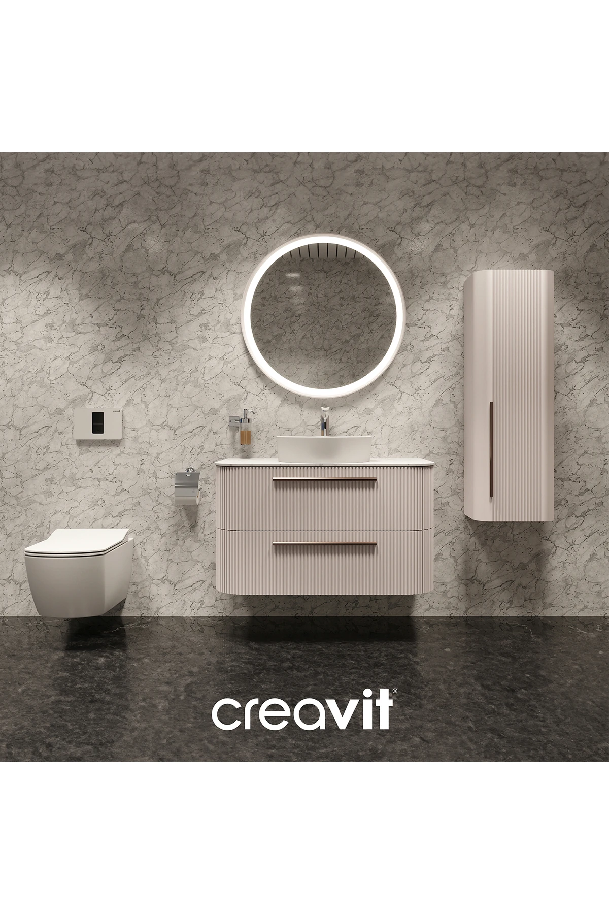 Elegant Rim-Off Asma Klozet ve Duroplast Yavaş Kapanan Klozet Kapağı