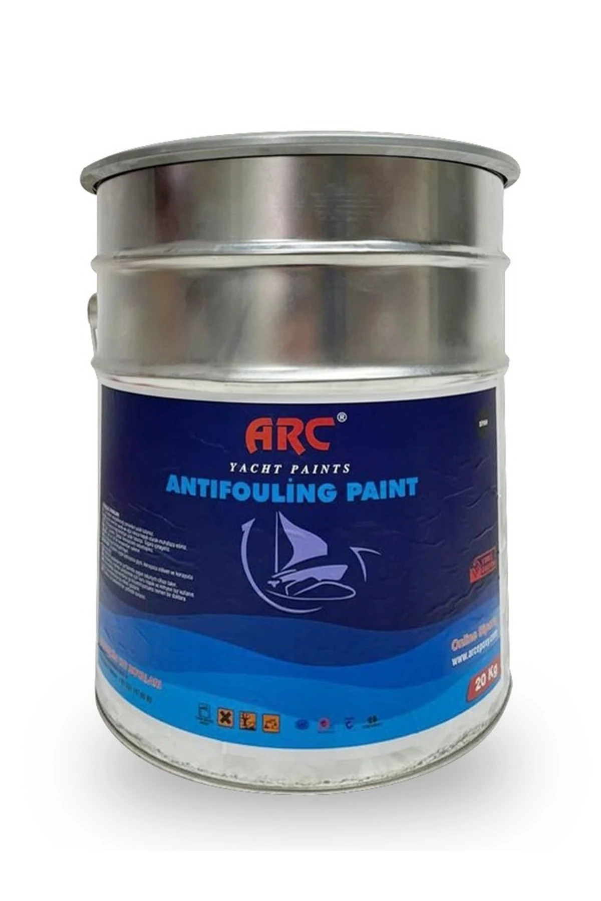 Tekne Yat Su Altı Koruma 20 kg Siyah Mavi Kırmızı Boya