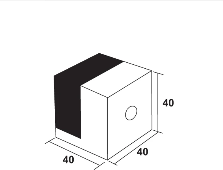 Kapı Stoperi Kare Paslanmaz Çelik Parlak