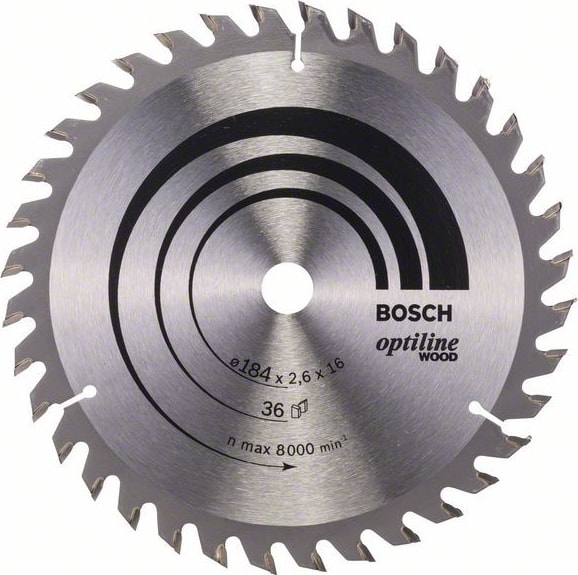 BOSCH Optiline Wood 184 x 16 Mm 36 Diş 2608640818