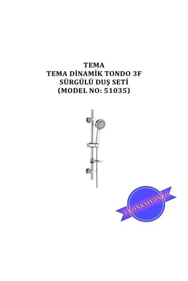 Dinamic Tondo Sürgülü Duş Seti (MODEL NO: 51035)