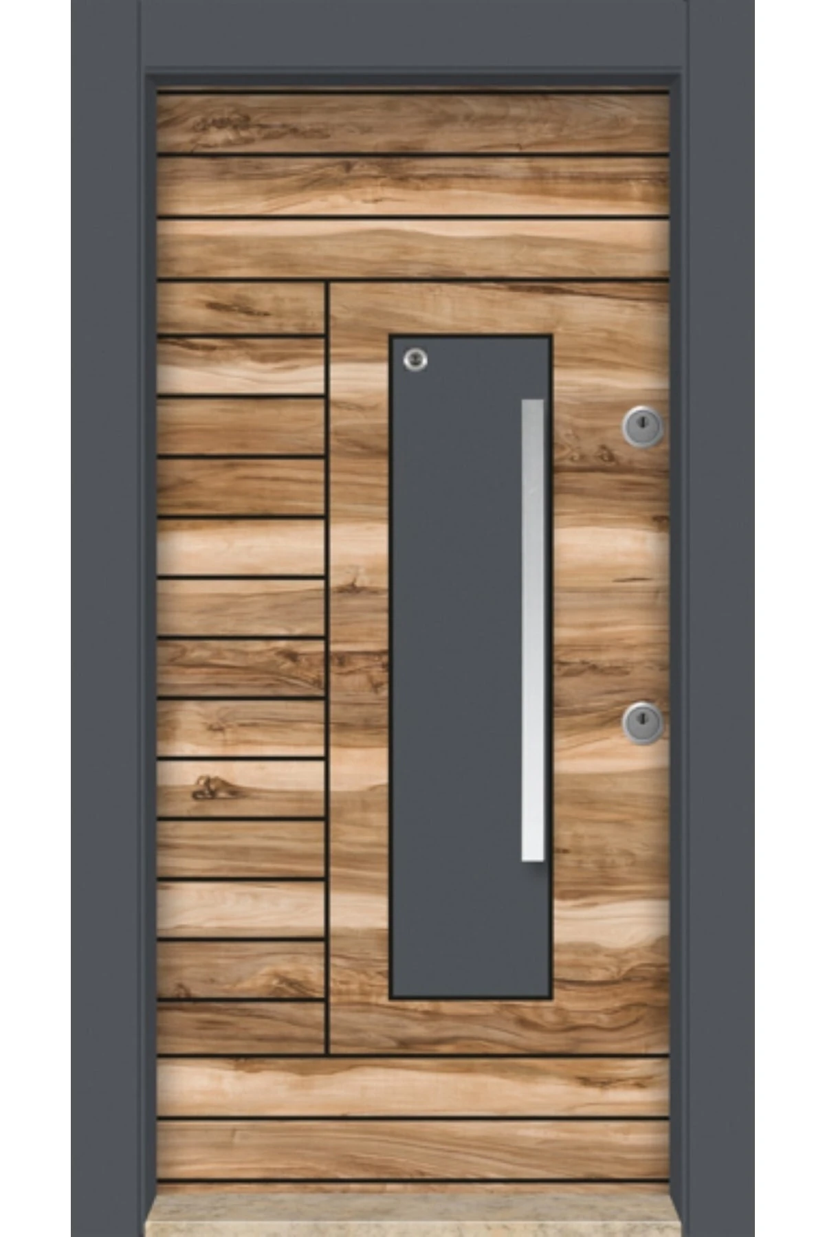 Daire Giriş Kapısı, Çelik Kapı, Mn-07-a Sol