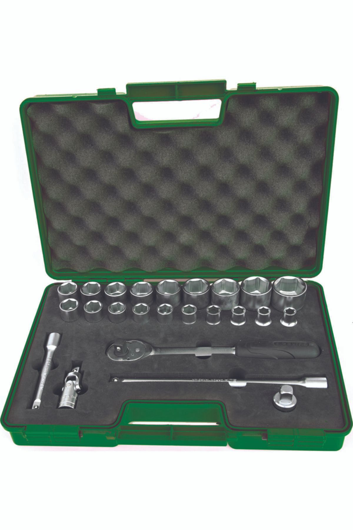 1115002024 Elta 1/2'' Altı Köşe Lokma Anahtar Takımı 24 Parça