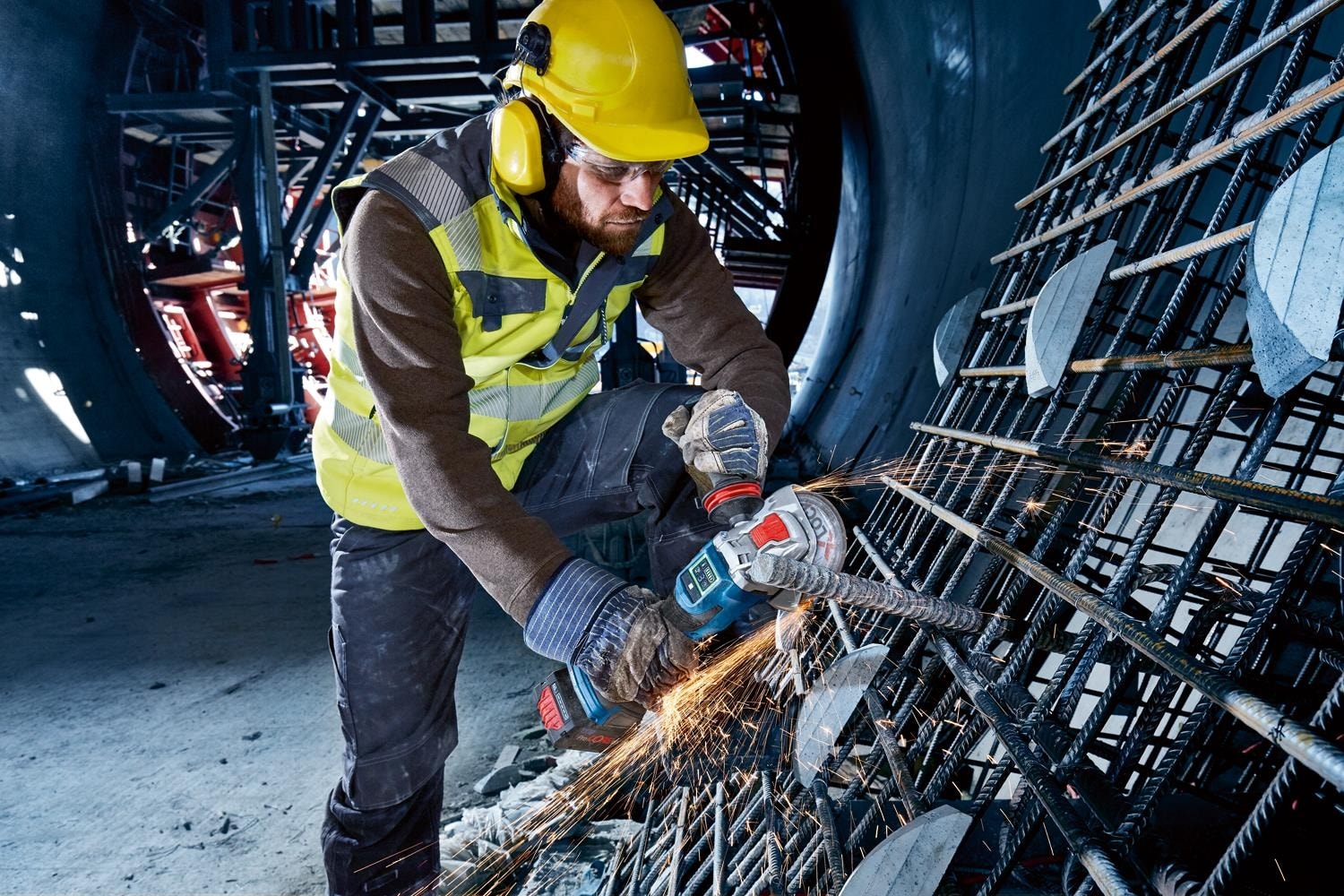 BOSCH Gwx 18V-15 Sc X-Lock Procore 1X8,0AH Tek Akülü Taşlama Makinesi