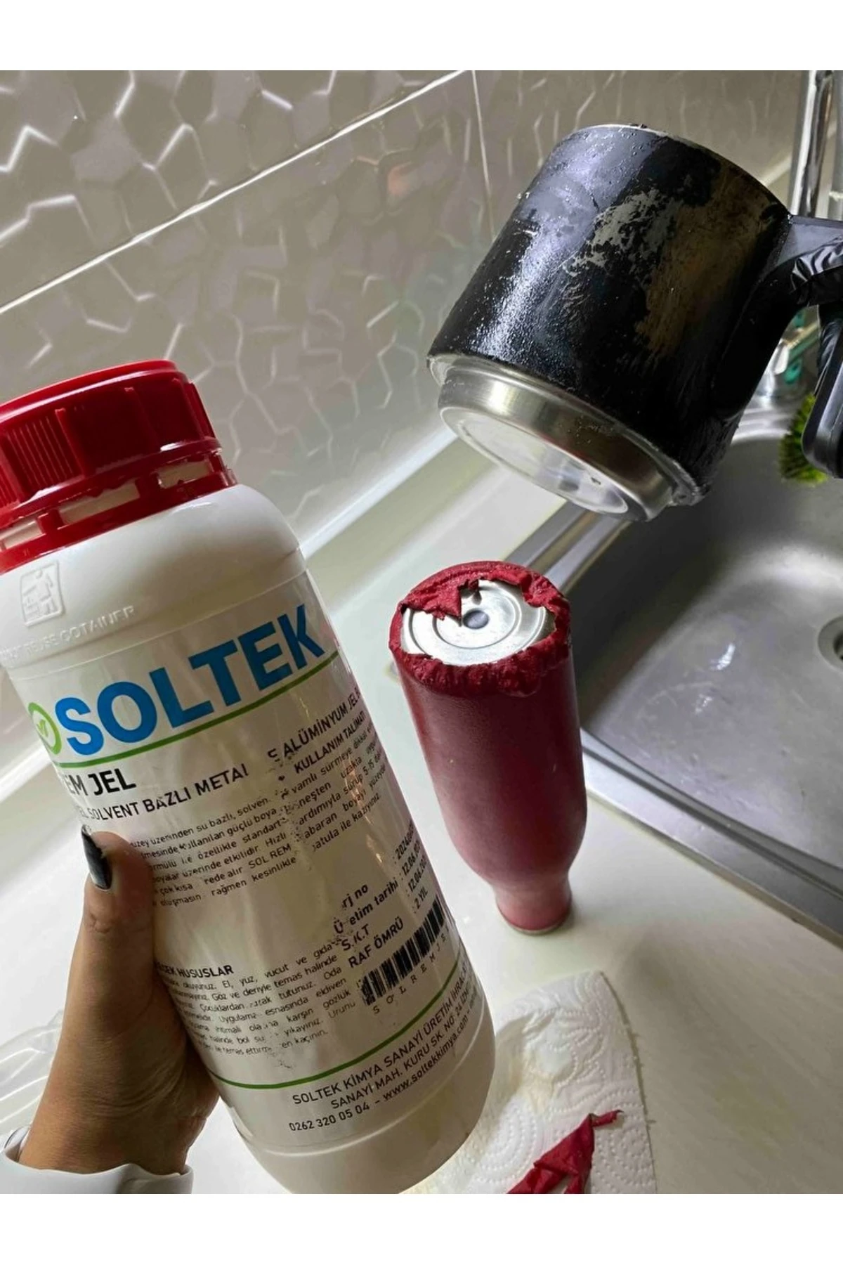 EN GÜÇLÜ Boya Sökücü &BOYA ÇIKARICI - SOL REM JEL 1KG