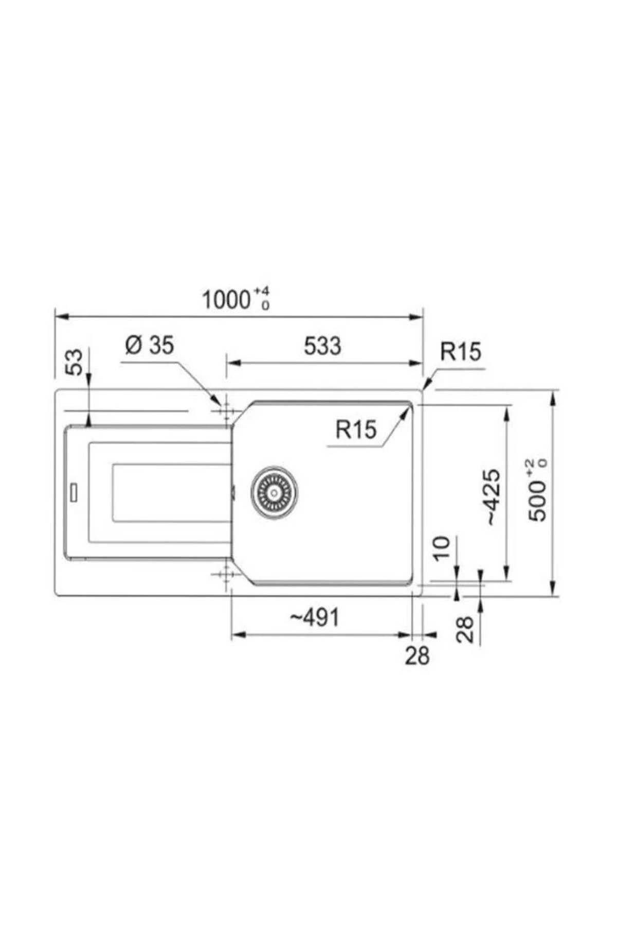 Fragranıt Evye Urban Ubg 611-100 Sahara Tekgözlü+active Plus Doccia Sahara Evye Armatür