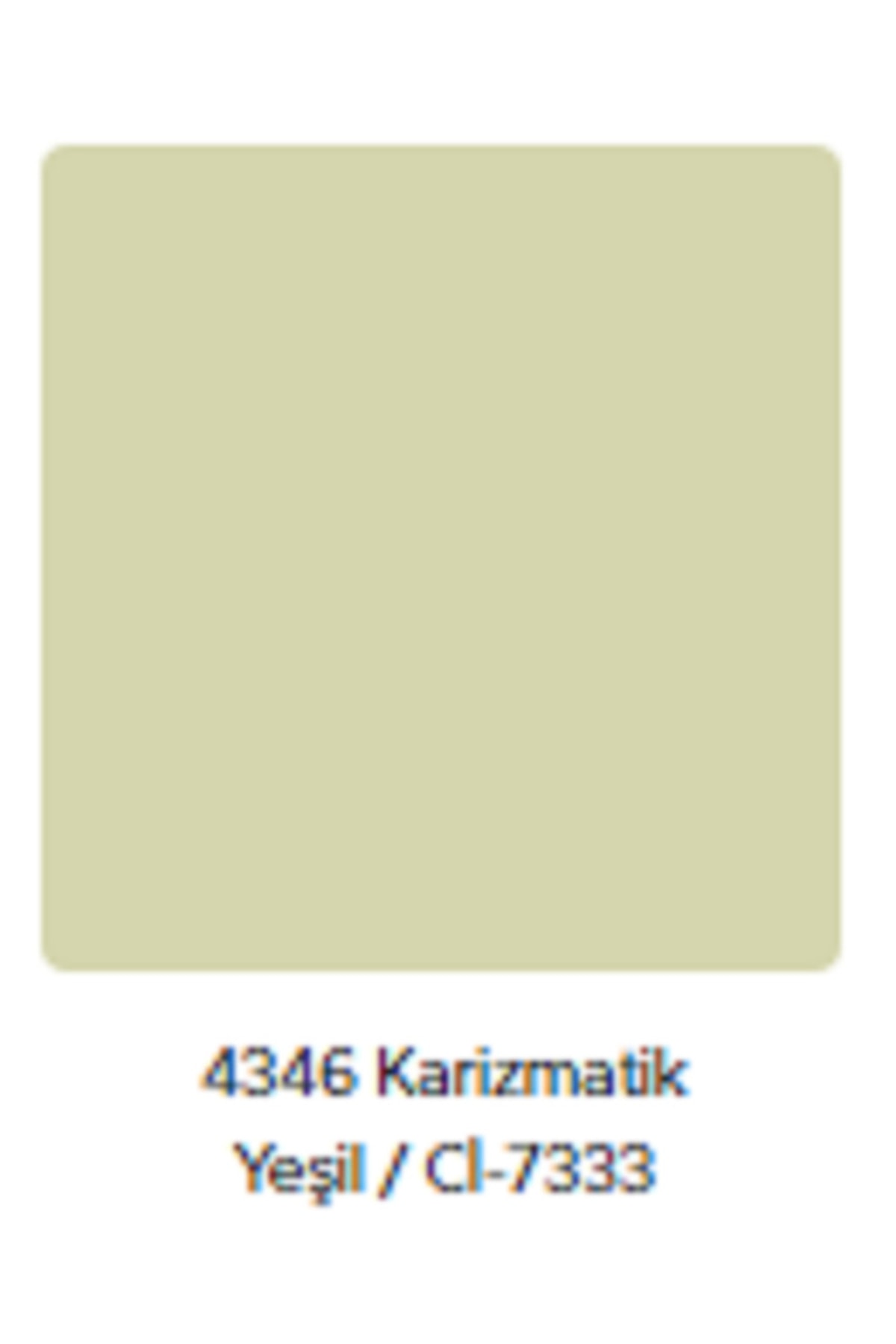 Popüler Plastik Mat Duvar Boyası 3.5 Kg-karizmatik Yeşil Rengi