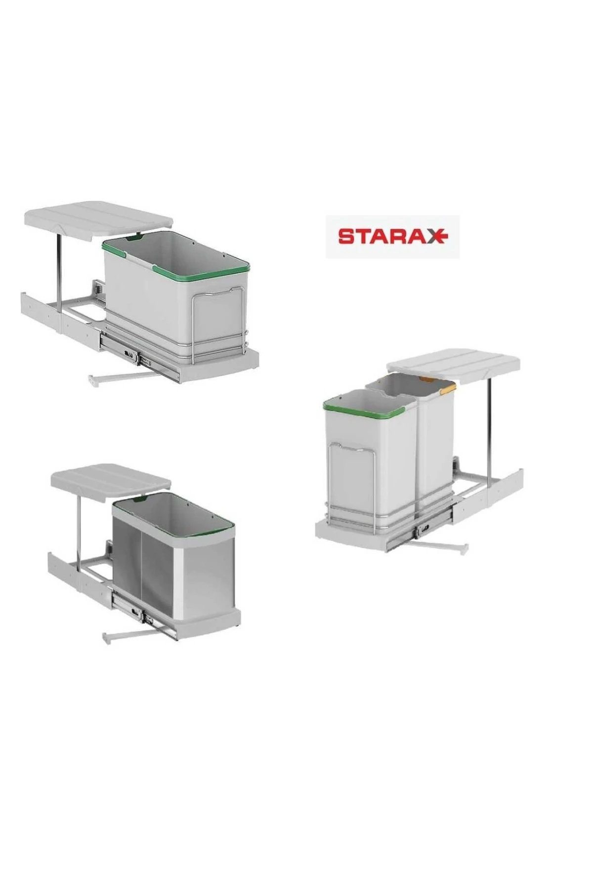 Raylı Çöp Kovası Yedek Parça Bağlantı Elemanı Set