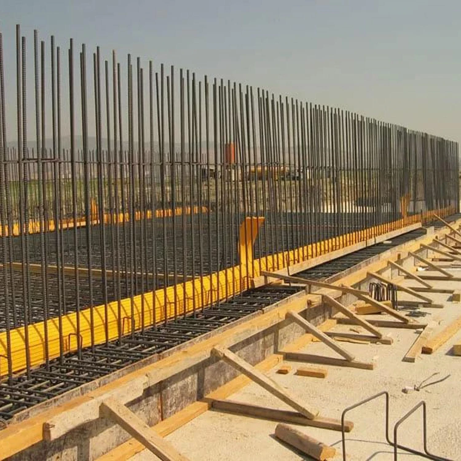 Teknomer Pvc Su Tutucu Bant Su Yalıtımı İnşaat Perde Temel Arasına Yalıtım Bandı 25 Metre