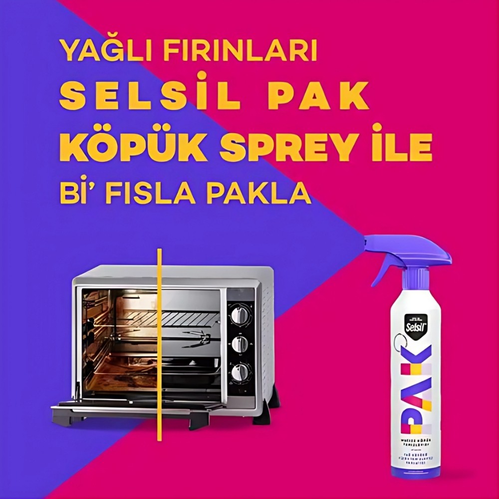 | Pak Mucize Köpük Temizleyici [500 Ml, Sprey]