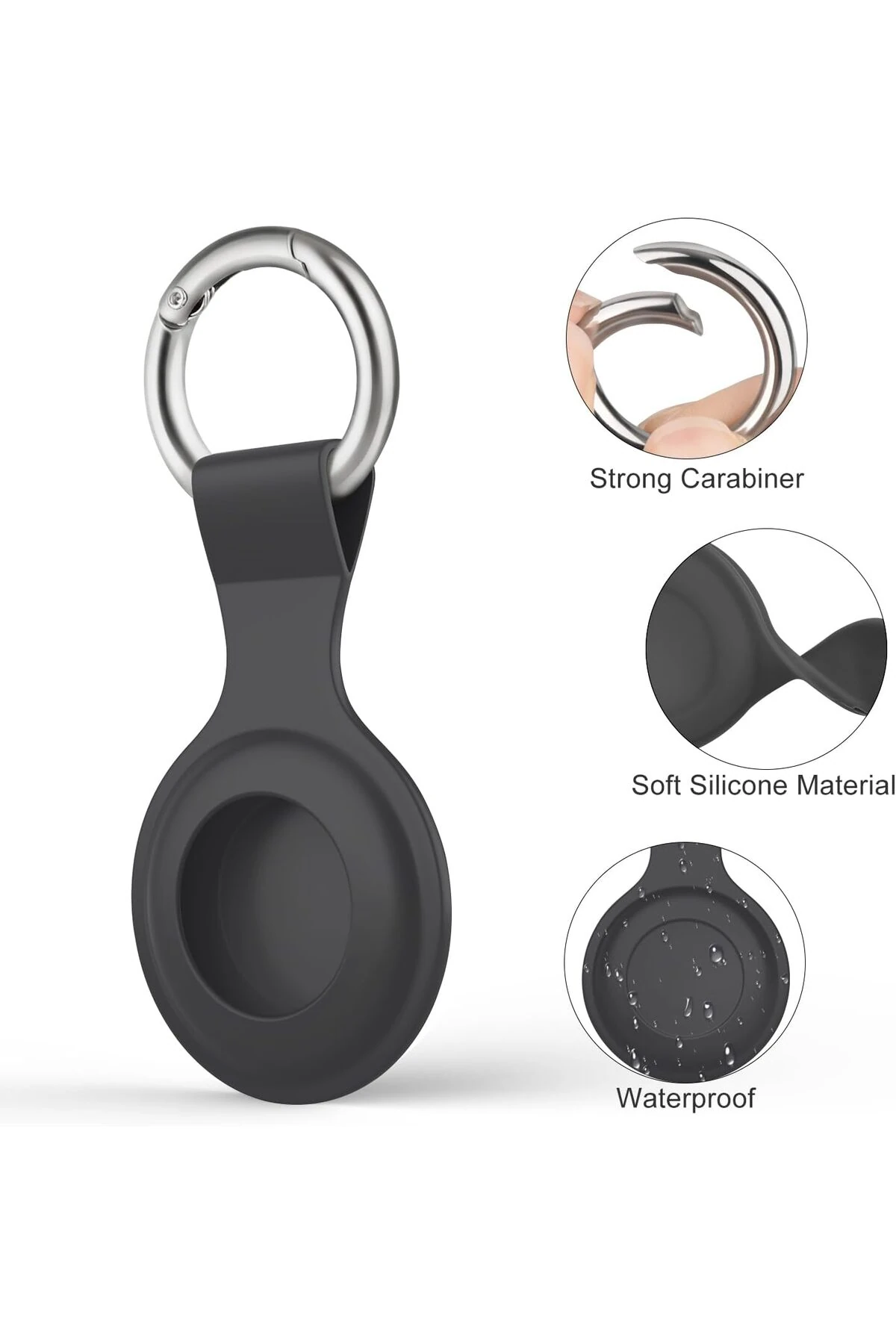 Uyumlu 4’lü Silikon Kılıf Seti Anahtarlık Arkası Kapalı Düşmez Yıkanabilir