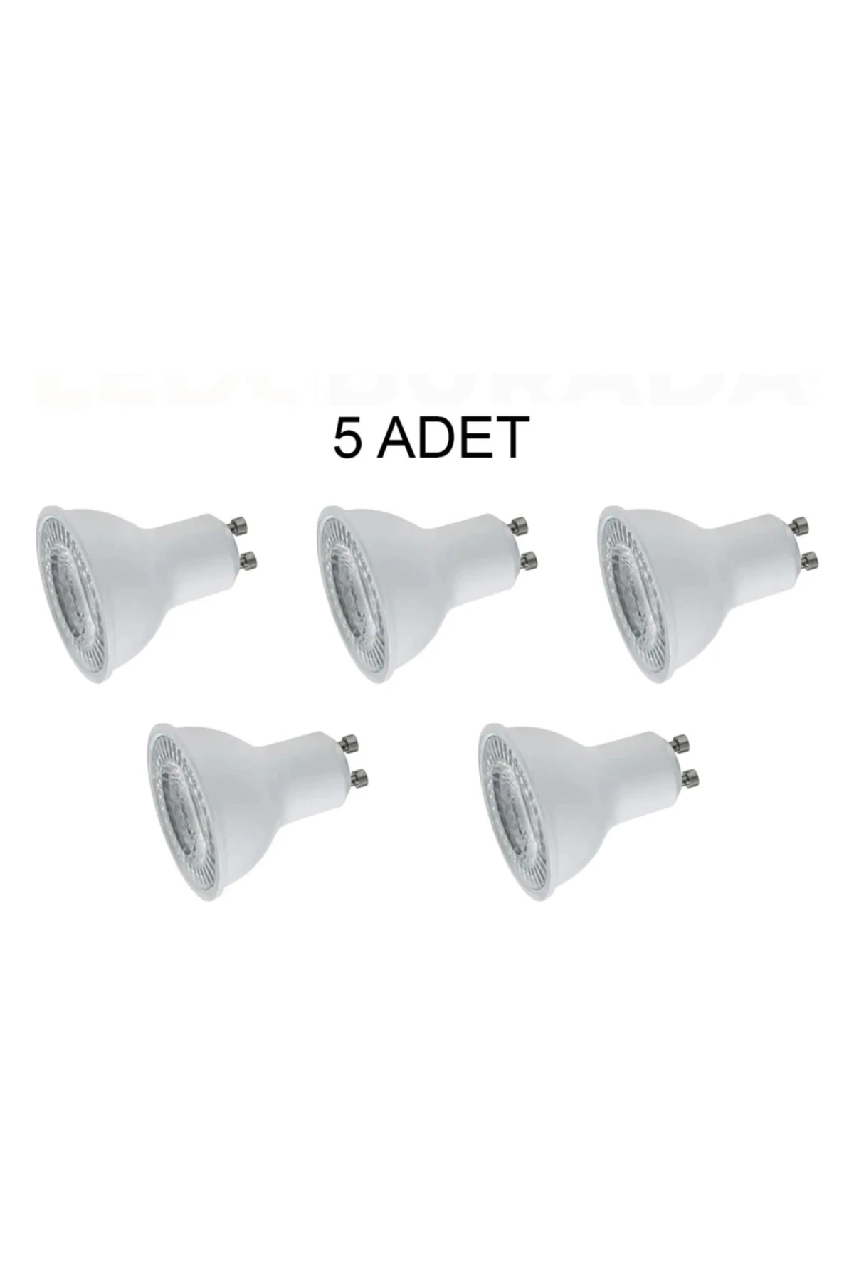 5 ADET CATA CT 4215 7W Led Çanak Ampul 6400K Beyaz Işık