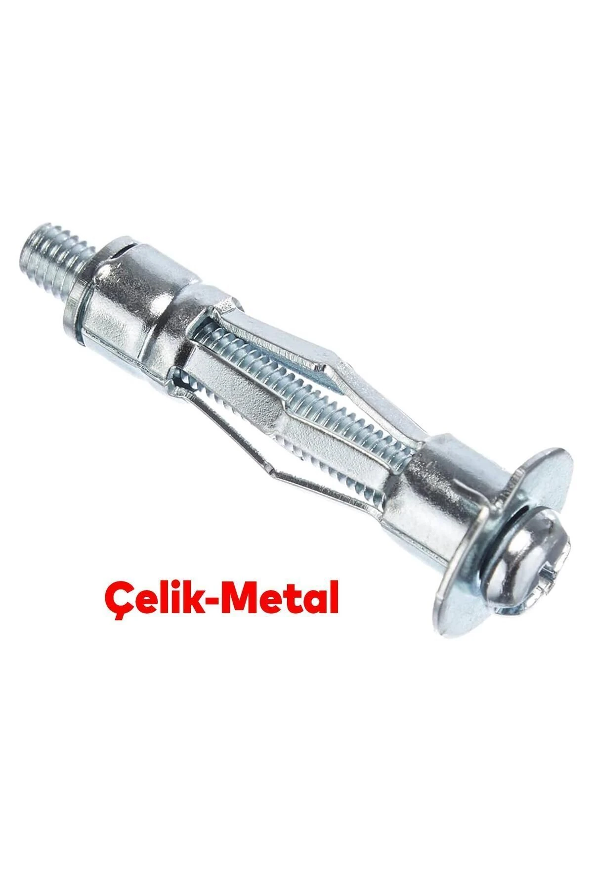 Çelik Alçıpan Boşluk Dübel Tuğla Duvar Bims Paraşüt Dübeli 6x52 Metal 5 Adet