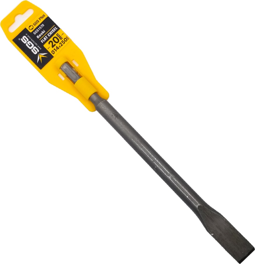 SGS 20X250 Beton Kırıcı Yassı Keski Sds Plus Uç / 10 Adet