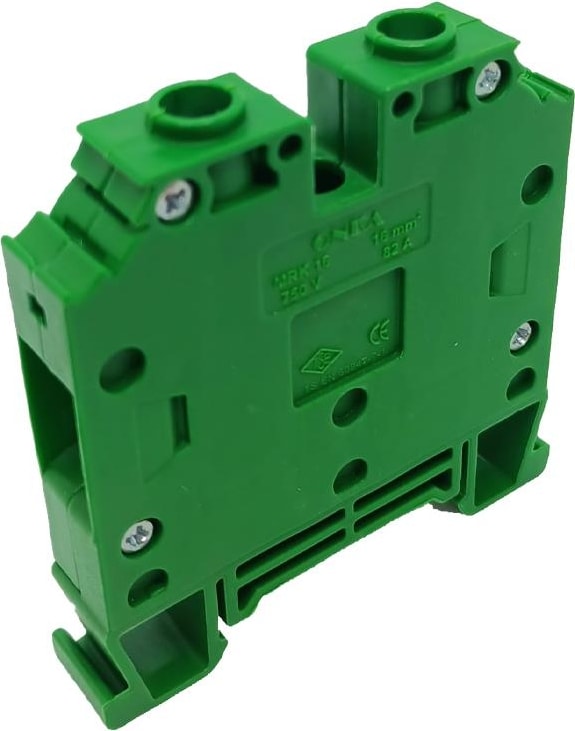 1009 Yeşil Mrk 1,5mm² Vida Bağlantılı Ray Klemens (10 Adet)