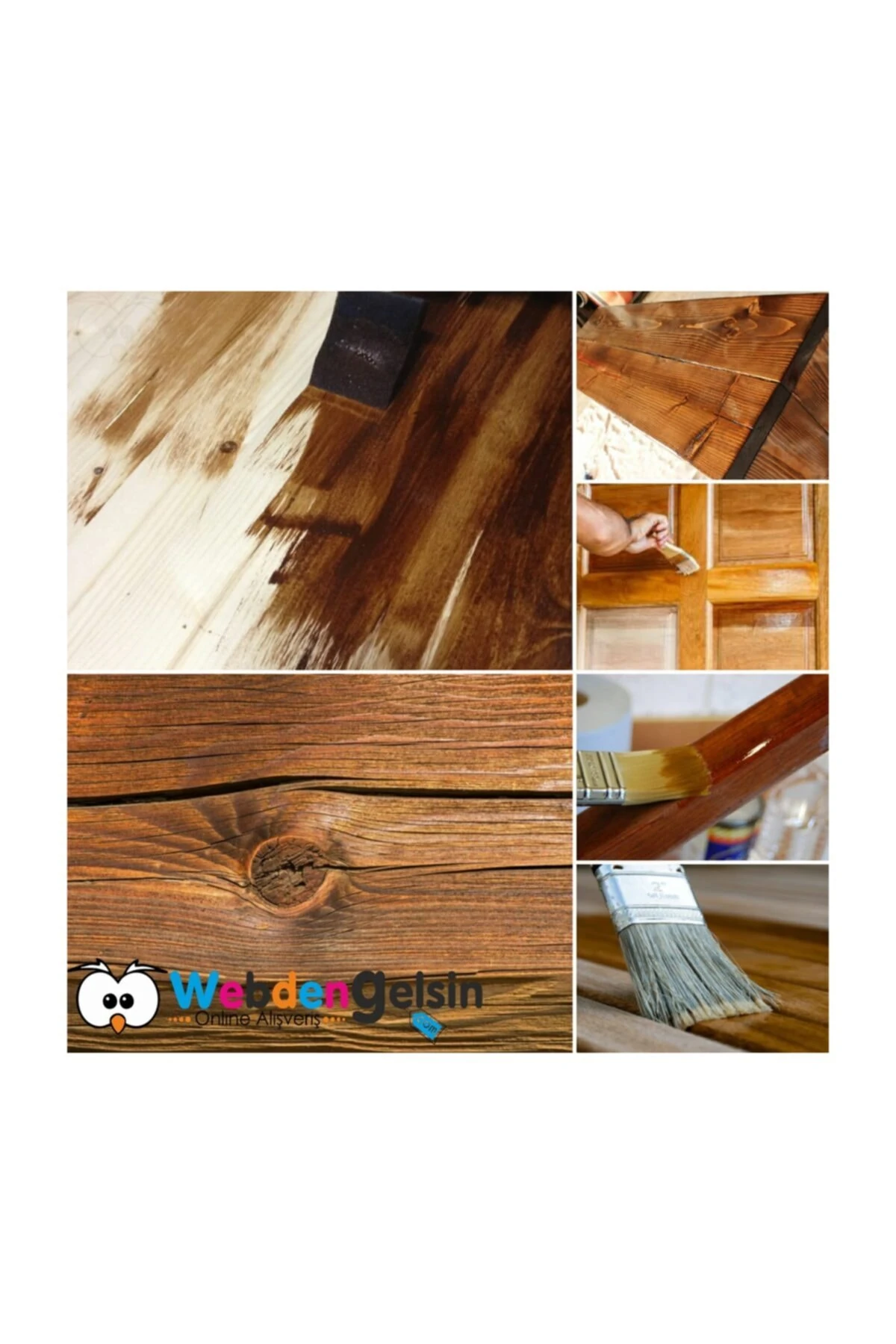 Wood Stain Vernikli Ahşap Koruyucu - 2.5 Lt - Orman Yeşili