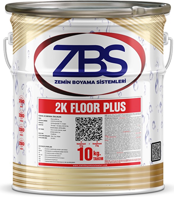 2k Floor Plus - 10KG Ral 7042