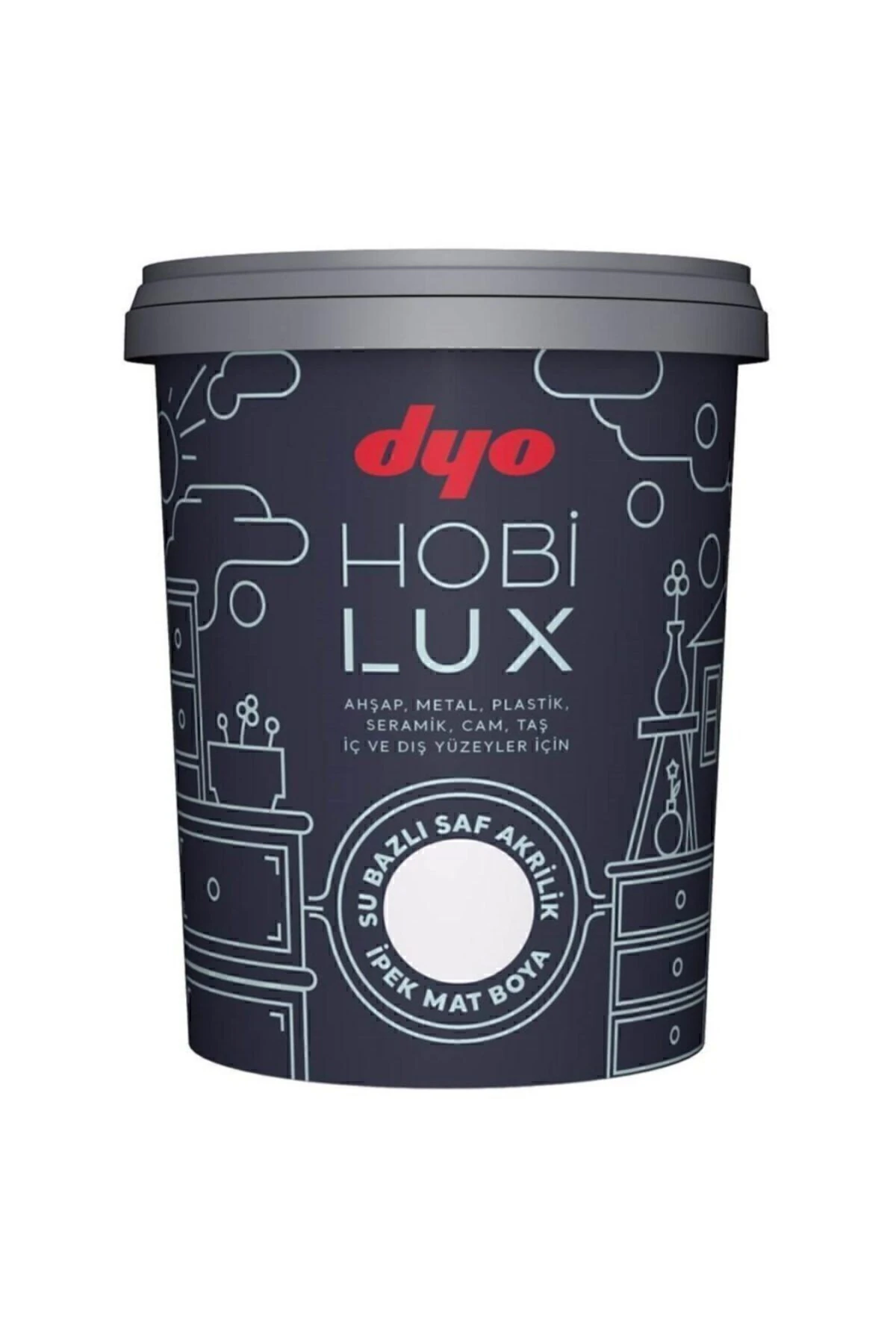 Dyo Hobi?lüx Boya 0,9 Lt Beyaz
