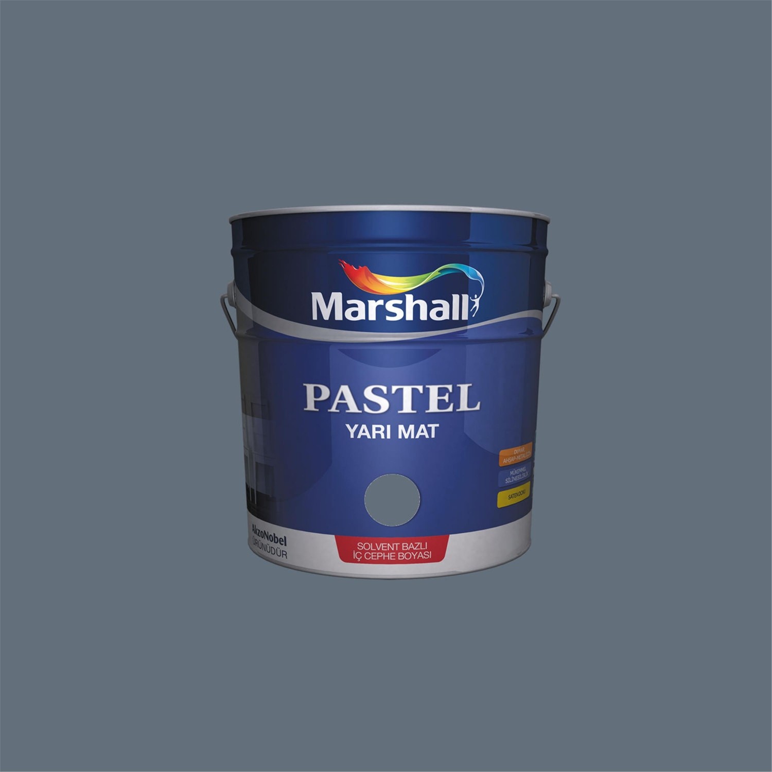 Füme 2,5 Litre Pastel Yarı Mat Solvent Bazlı Iç Cephe Boyası (MARSHALL.5598996)