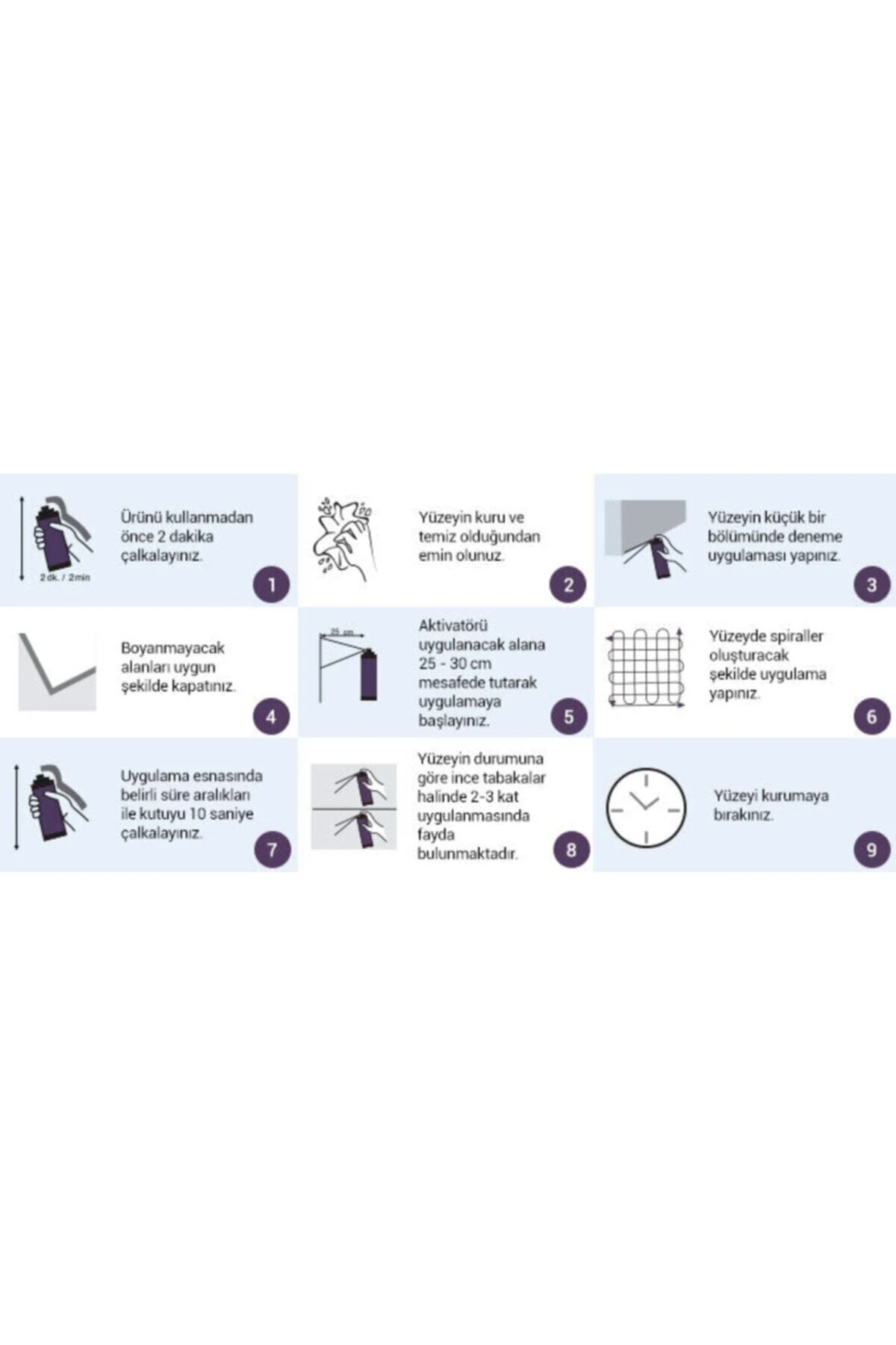 Akrilik 400ml Sprey Boya Parlak Siyah 9005