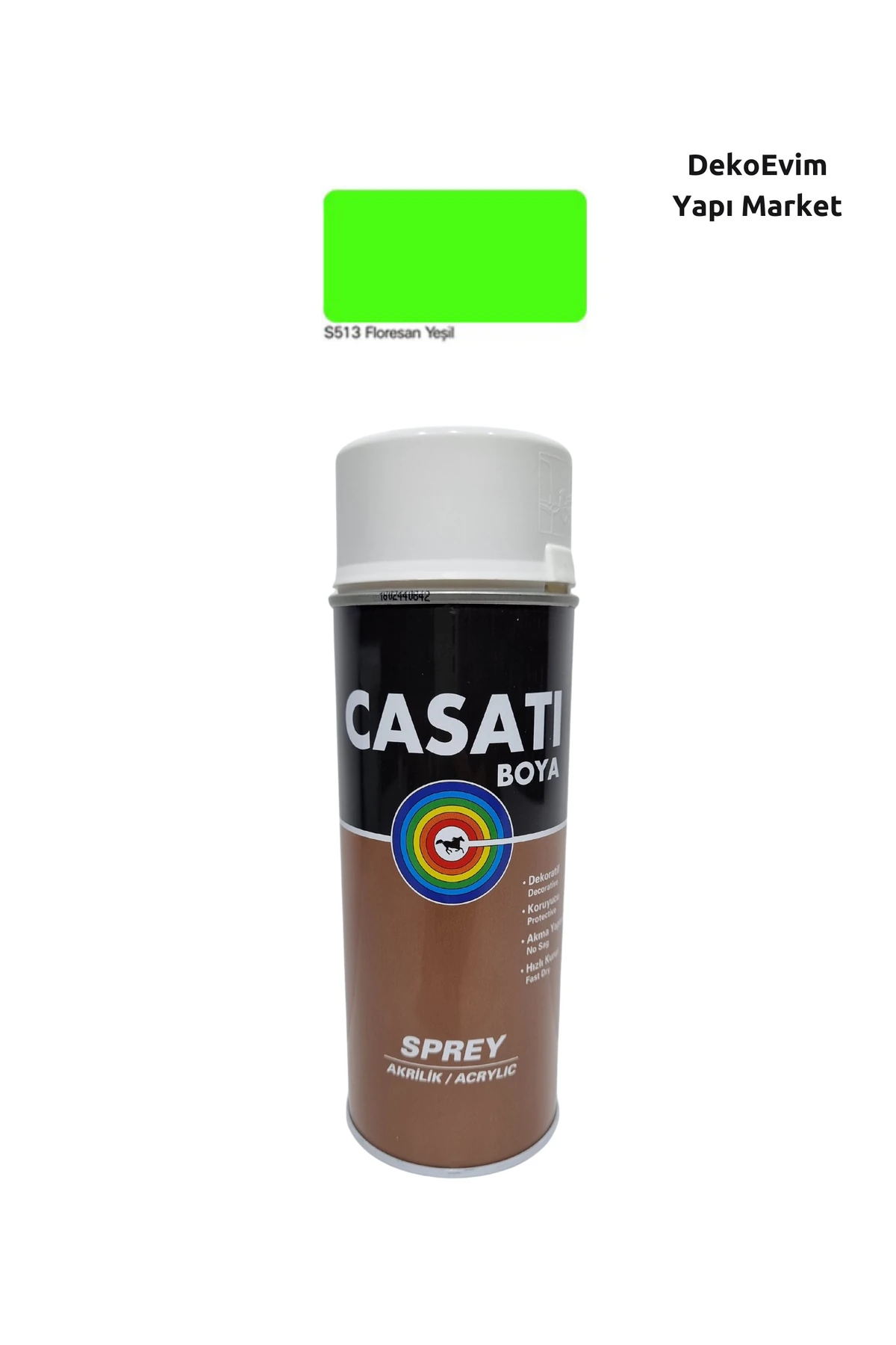 Sprey Boya S513 Floresan Yeşil 400 Ml.