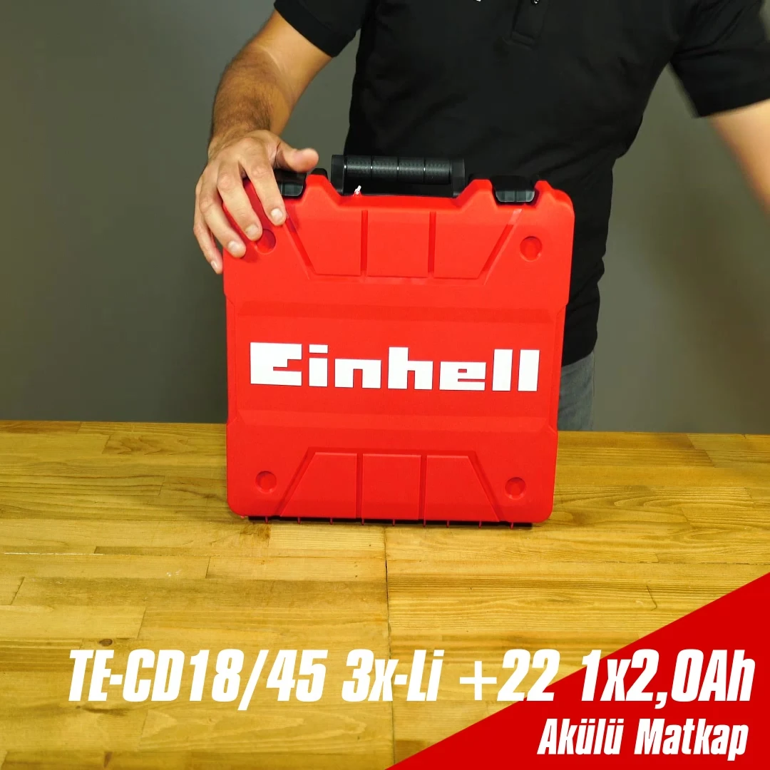 Te-cd 18/45 3x Li 22 (1X2,0 AH), Akülü Vidalama - 4513990