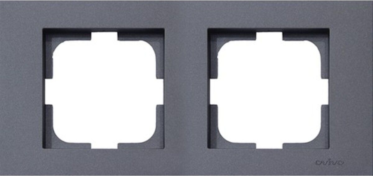 7 Adet  Grano Füme İkili Çerçeve