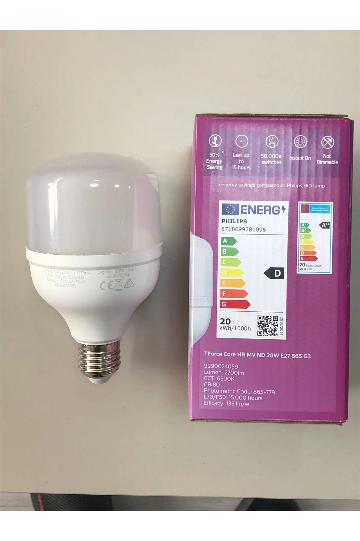 TRUEFORCE CORE 20W 2700 LÜMEN 6500K BEYAZ LED LAMBA