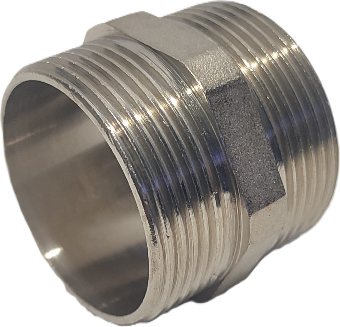 11/2" Sarı / Krom Dişli Nipel DN40 - Chrome Nipple