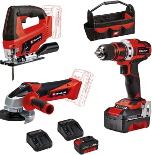 EİNHELL Te-Tk 18/3 Li Kit Akülü Alet Set 2x4 Ah Akü 2 Adet Dolum Cihazı
