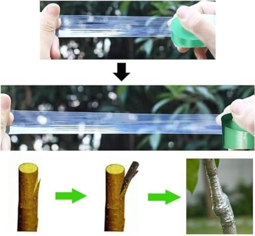 250 Metre, Esnek, Ağaç Çiçek Aşılama Bandı, Folyosu, Pvc Vinil,