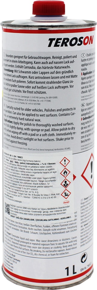 Teroson WX 180 Hare Giderici - Boya Koruyucu Cila 1 Litre
