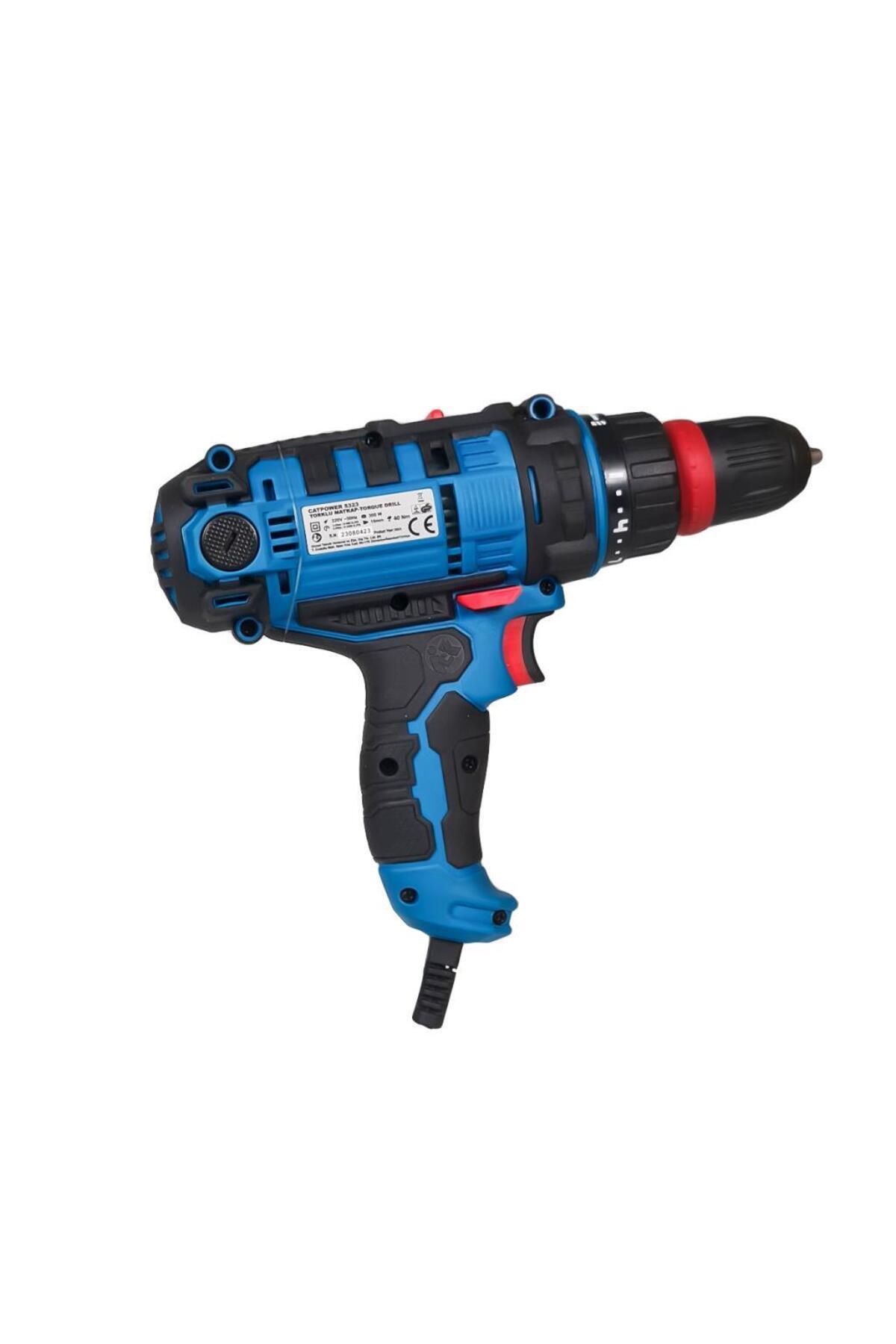 CAT POWER CATPOWER 5323 Elektrikli Torklu Vidalama 300Watt Çıkarılabilir Mandren ve Bits Uç Girişli