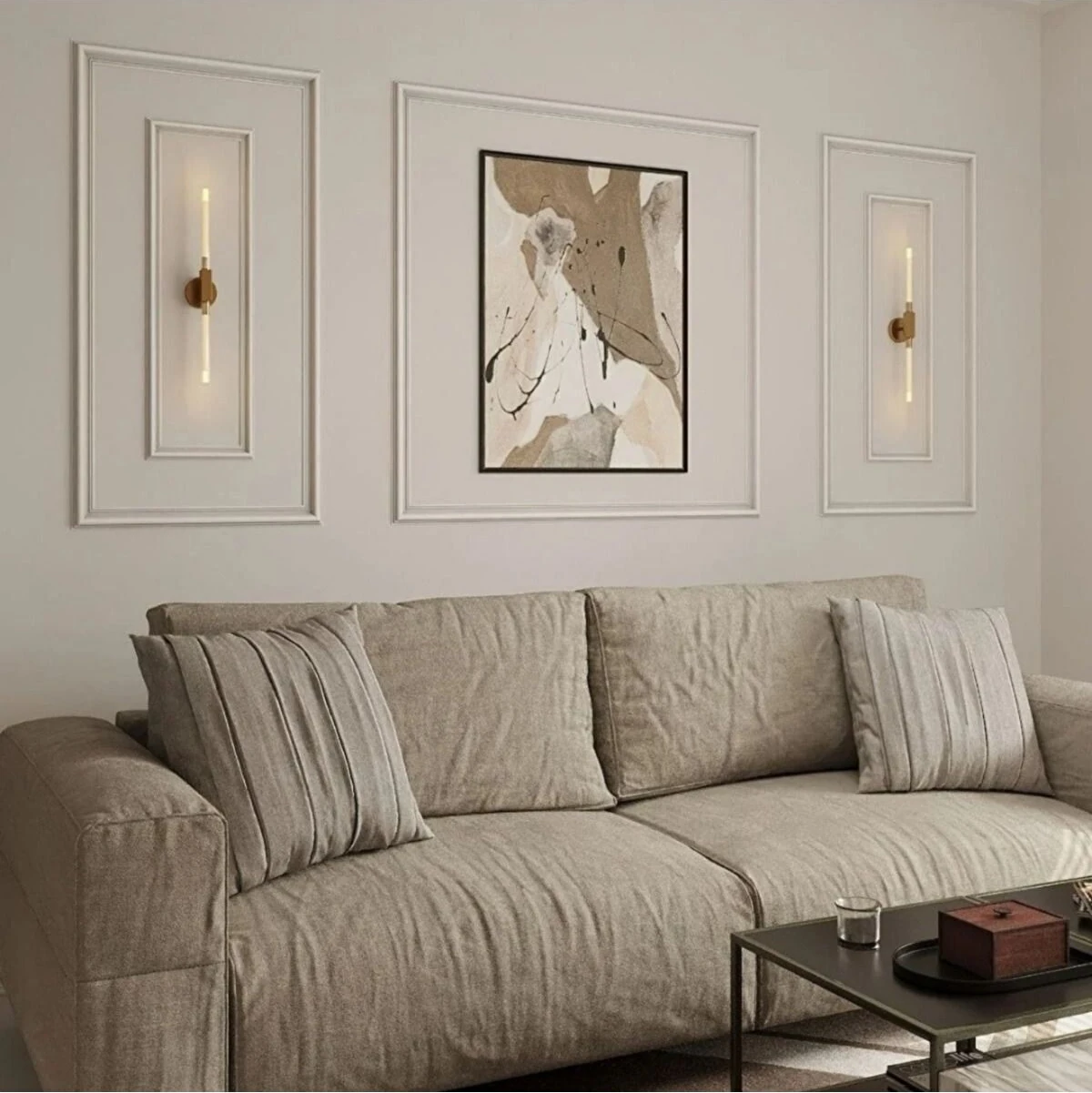 Boyanabilir Dekoratif Hazır Kesimli Duvar Çıtası Paketi