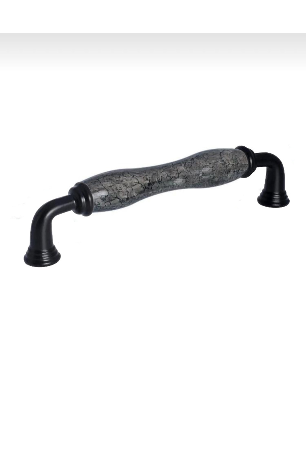 PORCELLANA PERLA (12,8 cm)-Porselen Banyo Kulp Dolap Çekmece Kulpu Mobilya Mutfak Kulbu -safir128mm-STK2832