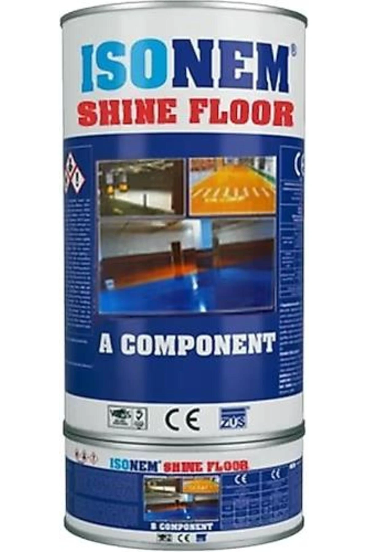 SHINE FLOOR A+B KOMP. 4.5KG ( ZEMİN BOYASI ) GRİ