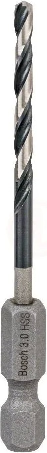 BOSCH Metal Matkap Ucu Impact Control Hss Altıgen Şaft 3,0 x 72 mm - 2608577048