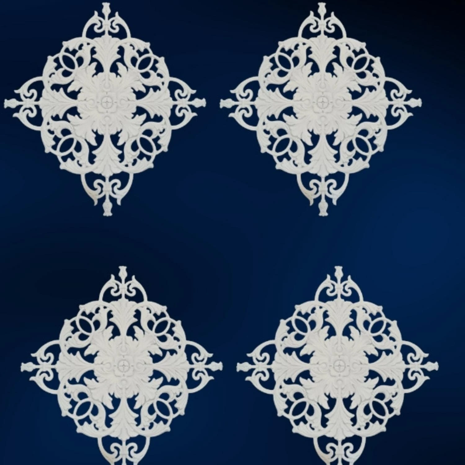 Boyanabilir Saray Tavan Motif 4 Adet 40*40 cm GBM-B27-4