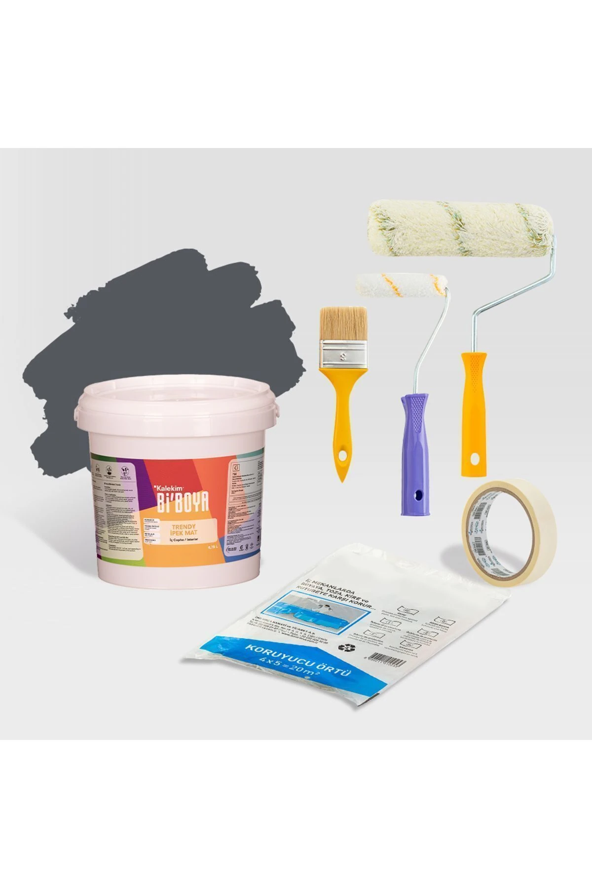 Tek Duvar Boyama Seti Gece